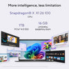ASUS VIVOBOOK S14 S3407QA-KP014W | Snapdragon X X1 26 100, 16GB RAM, 1TB SSD, 14.0" WQXGA, Qualcomm Adreno GPU, Win 11 Home ( ARM), Eng-Arab Keyboard, Matte Gray