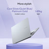 ASUS VIVOBOOK 14 X1407QA-LY146W | Snapdragon X X1 26 100, 16GB RAM, 1TB SSD, 14.0" WUXGA, Qualcomm Adreno GPU, Windows 11 Home ( ARM), Eng-Arab Keyboard, Gold