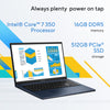 ASUS VIVOBOOK 15 X1504MA-E8044W | Intel Core 7 350, 16GB RAM, 512GB SSD, 15.6" FHD Touch Screen, Intel Graphics, Windows 11 Home, Eng-Arab Keyboard, Silver