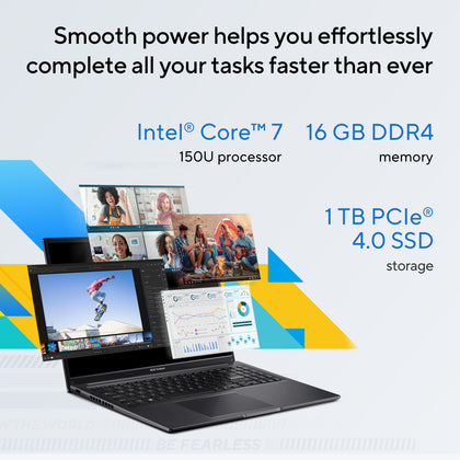 ASUS VIVOBOOK X1605VAP-MB048W | Intel Core 7 150U 1.80 GHZ, 16GB RAM, 1TB SSD, 16