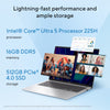 ASUS VIVOBOOK 16 X1607CA-MB174W | Intel Ultra 5 225H, 16GB RAM, 512GB SSD, 16" WUXGA IPS, Intel Graphics, Windows 11 Home, Eng-Arab Keyboard, Silver