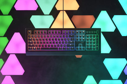 RAZER CYNOSA V2 - RZ03-03400100-R3M1 | True RGB Gaming Keyboard,  Individually Backlit Gaming Keys, Fully Programmable, Dedicated Media Keys, Durable, Spill-Resistant Design, Cable Routing Options