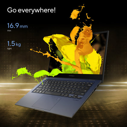 ASUS TP1400KA-EC075WS |  Intel Celeron N4500, 4GB RAM, 128GB SSD, 14.0'' FHD TOUCH N FLIP, Intel HD Graphics, Win11 Home, Eng-Arab K/B, Blue + Stylus Pen