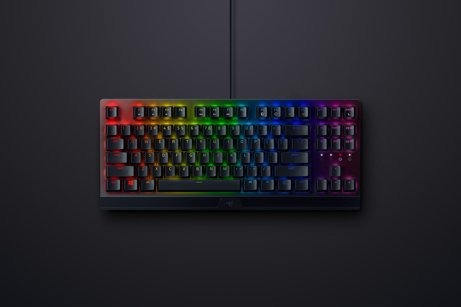 RAZER BLACKWIDOW V3 TENKEYLESS-RZ03-03490100-R3M1 | Mechanical Gaming Keyboard, Cable Routing Options, Fully Controllable Keys,  Razer Green Switches Tactile And Clicky